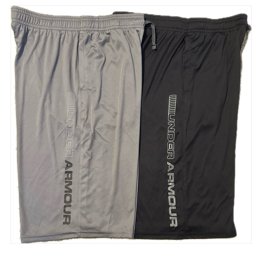 Under Armour Athletic Shorts in Black and Gray